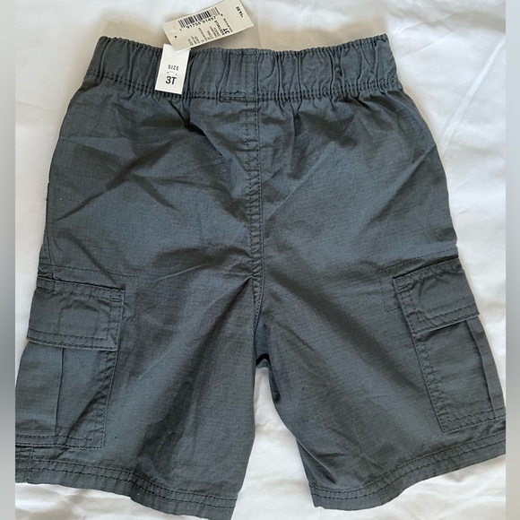 The Children’s Place Toddler Pull-On Cargo Shorts - Gray - 3T - Picture 3 of 4